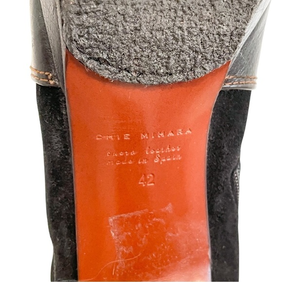 Chie Mihara Tall Suede Platform Heeled Boots 42 - Picture 7 of 8